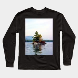 Lonely Island of Fall Long Sleeve T-Shirt